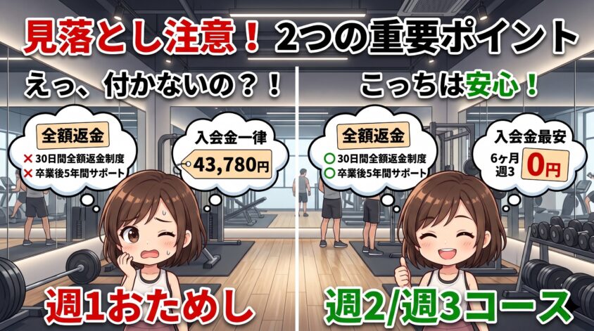 見落としやすい2つのポイント