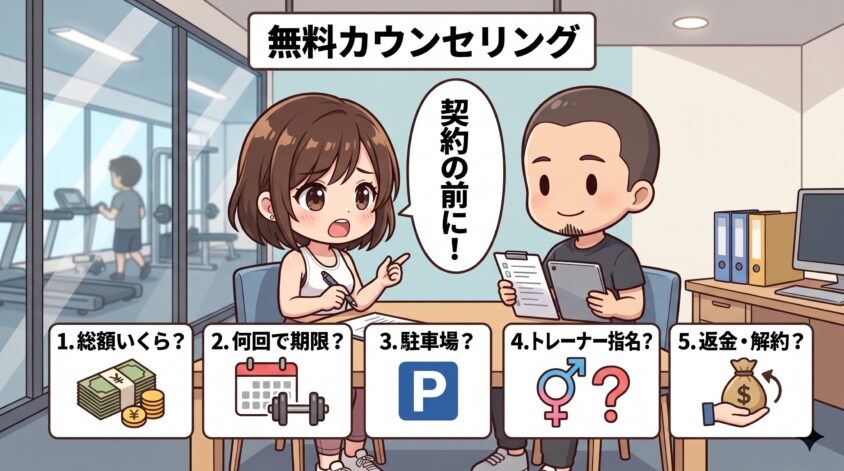 無料カウンセリングで聞くべき5つの質問