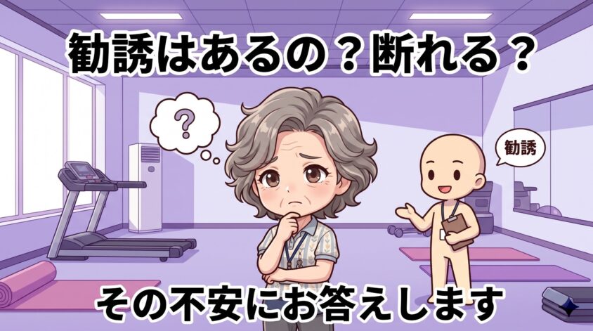 勧誘はあるの?