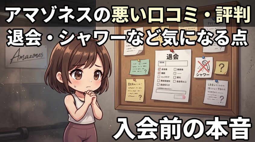 アマゾネスの悪い口コミ・評判