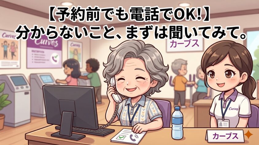 予約前でも電話で確認できる
