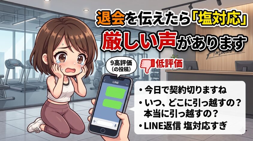 厳しい声