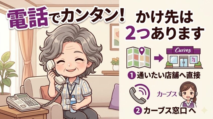 電話で申し込む場合