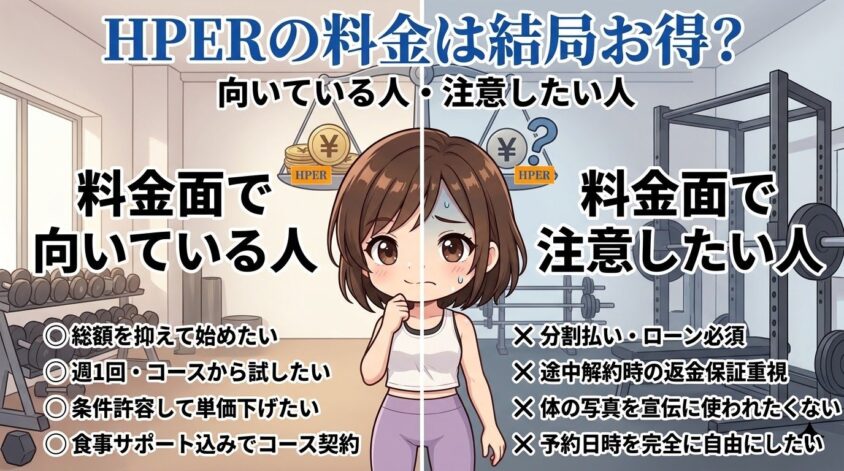 HPERの料金は結局お得?