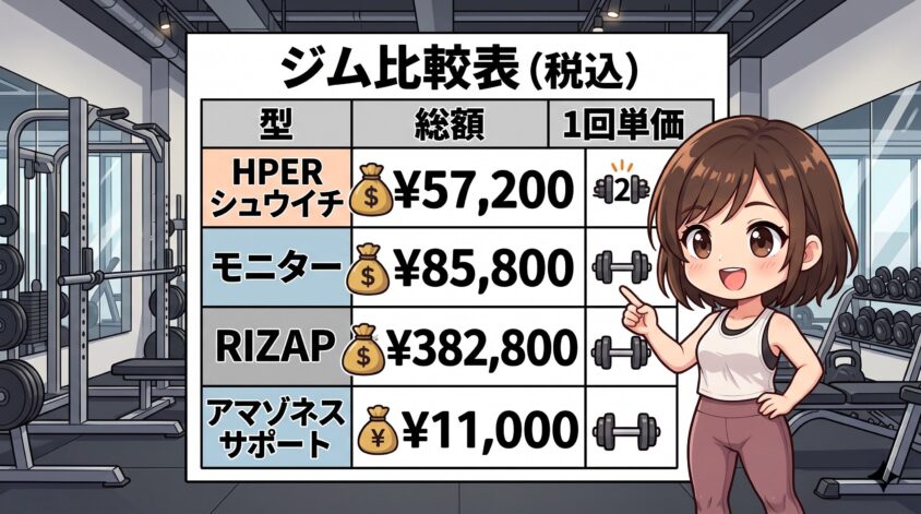 メイン比較表
