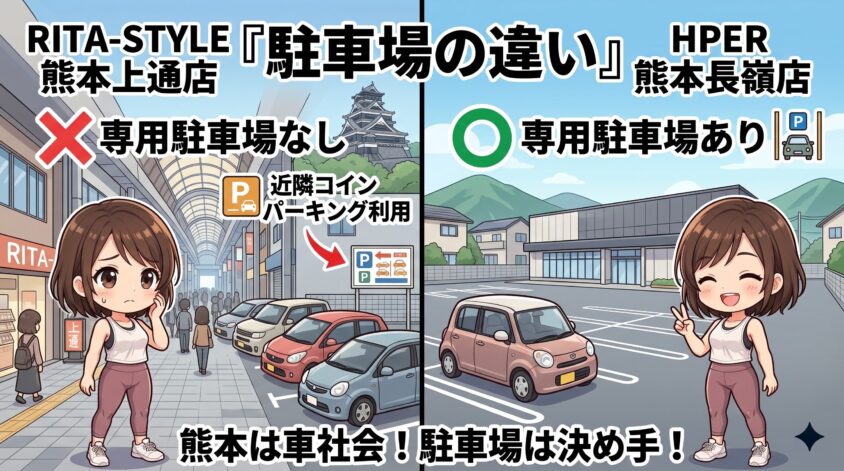 駐車場の違い