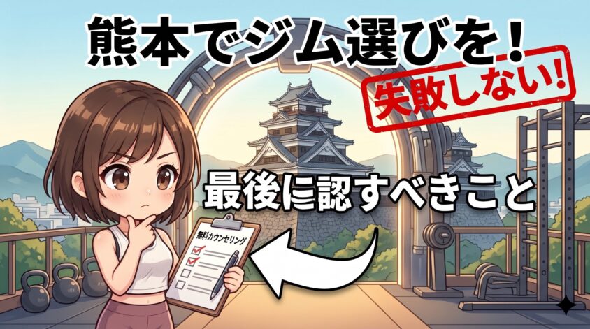 熊本で失敗しないジム選びのコツ