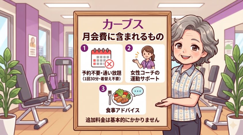 月会費に含まれるもの