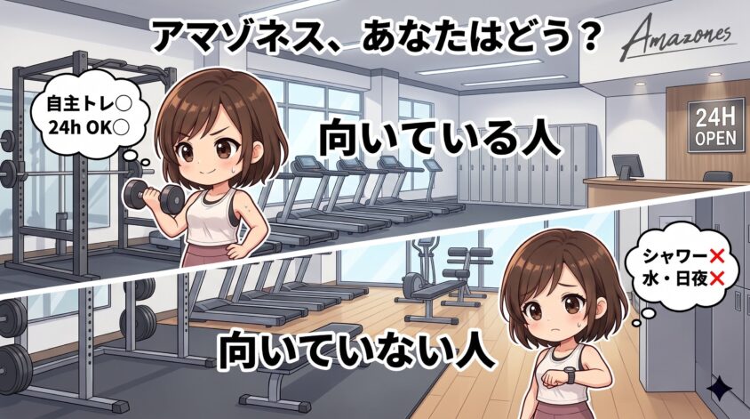 アマゾネスはどんな人に向いている?向いていない人