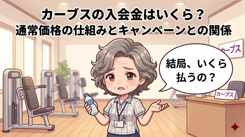 カーブスの入会金はいくら?キャンペーンとの関係