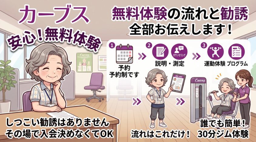 無料体験の流れ