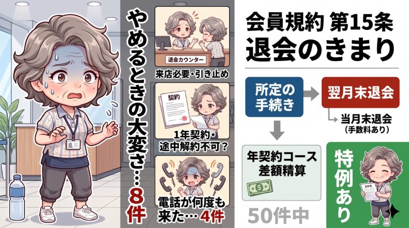 やめるときの手続き・対応