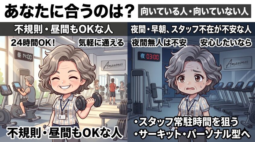 向いている人・向いていない人