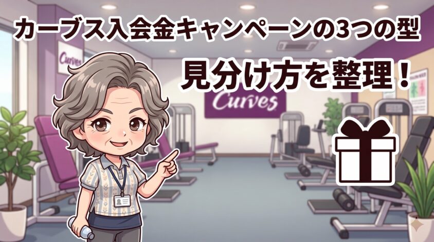 カーブスの入会金キャンペーン見分け方