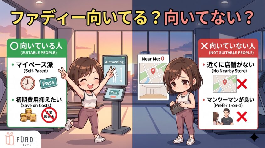 ファディーはどんな人に向いている?向いていない人
