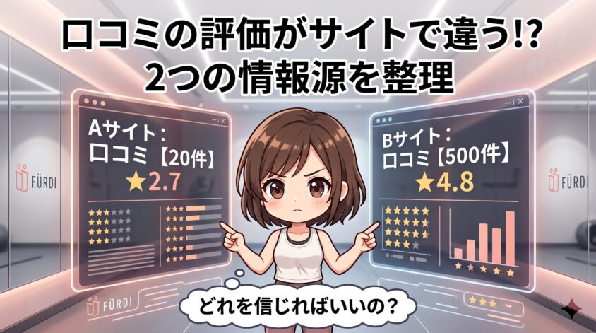 口コミの評価がサイトによって違う理由