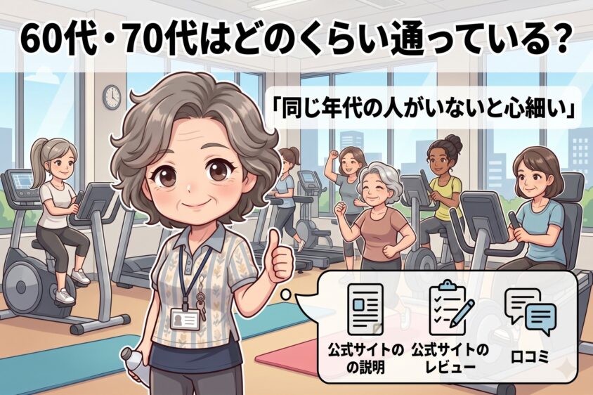 60代・70代はどのくらい通っている?