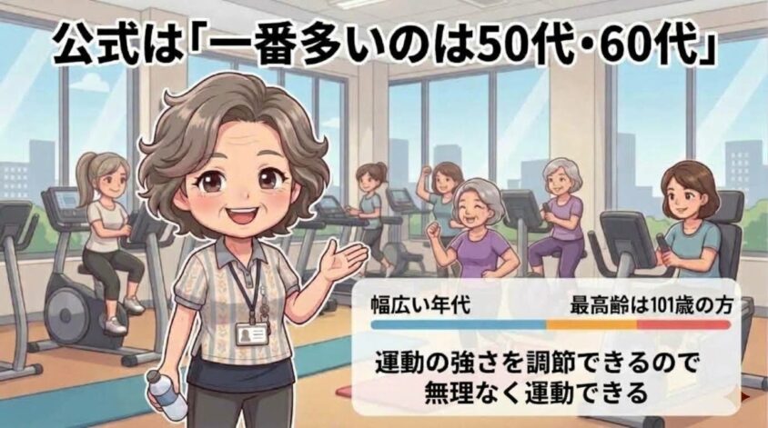 公式は「一番多いのは50代・60代」