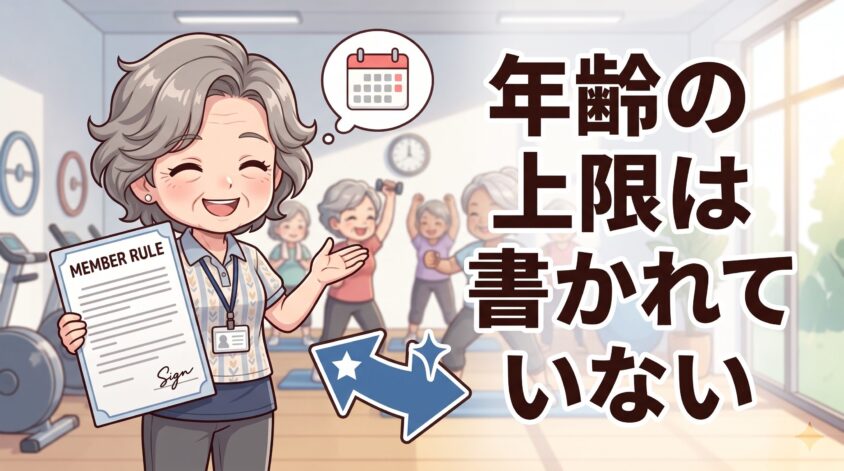 年齢の上限は書かれていない